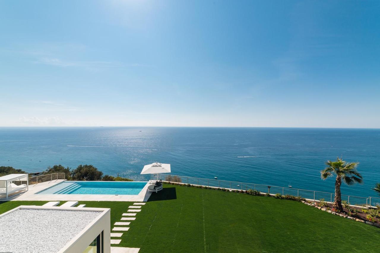Villa Sabrina Riviera Dei Fiori A Picco Sul Mare Con Piscina Privata ,Wellness & Spa Imperia Exterior foto